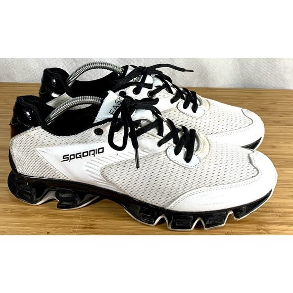 Men's Shoes Blade Fashion Sport  Shoes Gym Running Sneakers Large Size 9.5 White - Picture 2 of 7